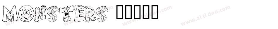 MONSTERS字体转换