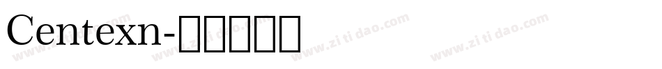 Centexn字体转换