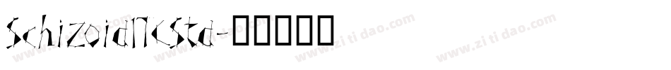 SchizoidITCStd字体转换