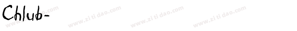 Chlub字体转换