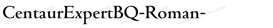 CentaurExpertBQ-Roman字体转换