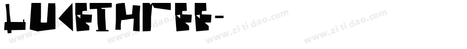 LuceThree字体转换