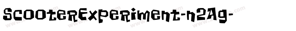 ScooterExperiment-n2Ag字体转换