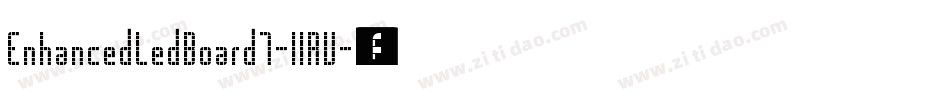 EnhancedLedBoard7-llRV字体转换
