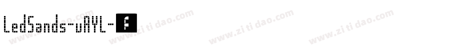 LedSands-vAYL字体转换