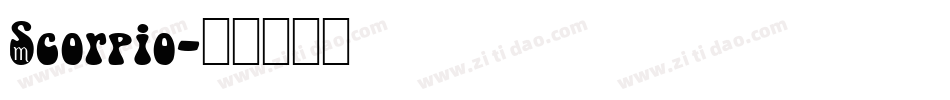 Scorpio字体转换