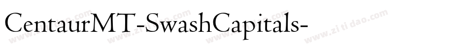 CentaurMT-SwashCapitals字体转换