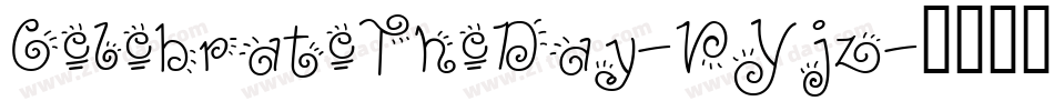 CelebrateTheDay-VYjz字体转换