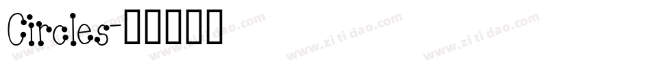 Circles字体转换