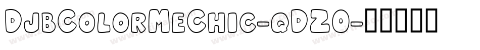 DjbColorMeChic-qDZ0字体转换