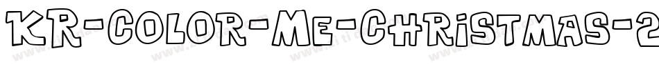 KR-Color-Me-Christmas-2002-2字体转换