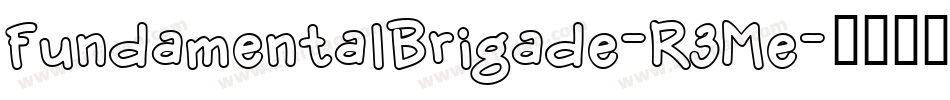FundamentalBrigade-R3Me字体转换