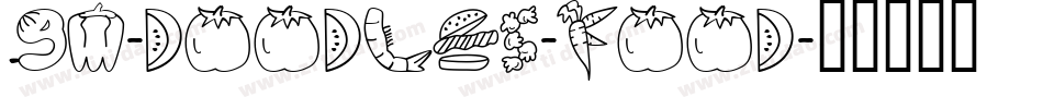 GM-Doodles-Food字体转换