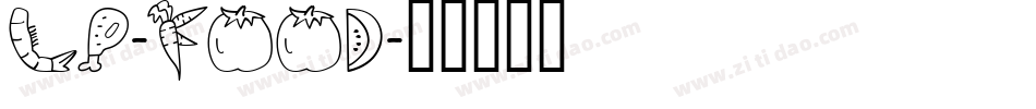 LP-Food字体转换