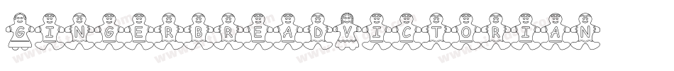 GingerbreadVictorian-8342字体转换