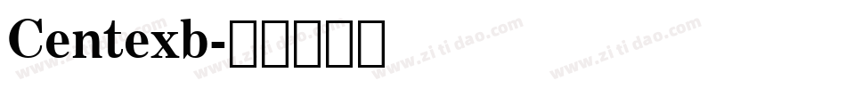 Centexb字体转换