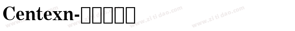 Centexn字体转换