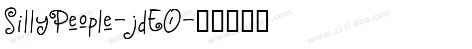 SillyPeople-jdE0字体转换