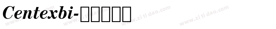 Centexbi字体转换