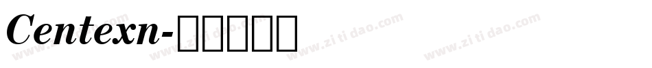 Centexn字体转换