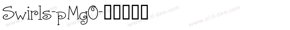Swirls-pMgO字体转换