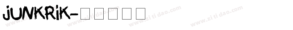 JUNKRIK字体转换