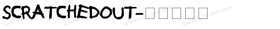 ScratchedOut字体转换