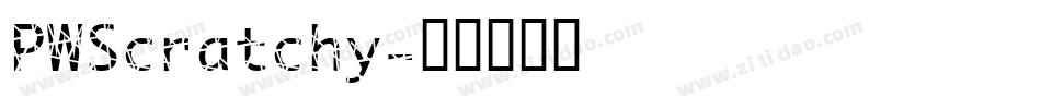 PWScratchy字体转换