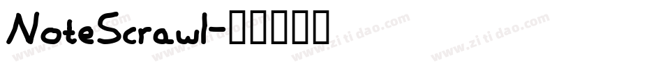 NoteScrawl字体转换