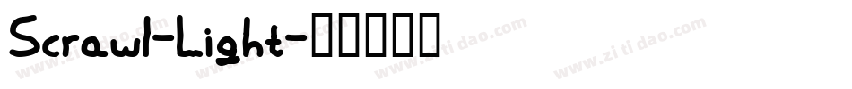 Scrawl-Light字体转换