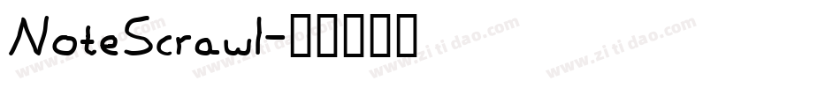 NoteScrawl字体转换