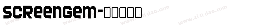 Screengem字体转换