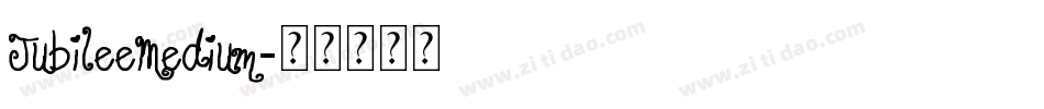 JubileeMedium字体转换