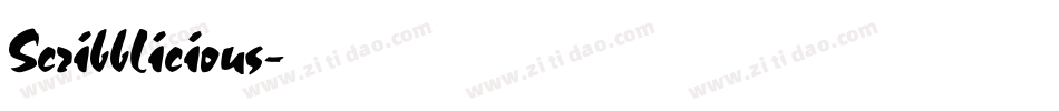 Scribblicious字体转换