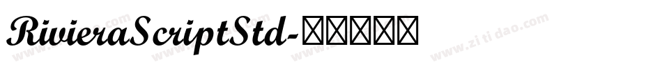 RivieraScriptStd字体转换