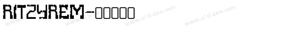 RITZYREM字体转换