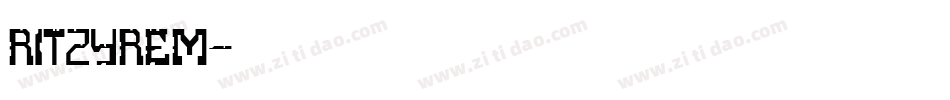 RITZYREM字体转换
