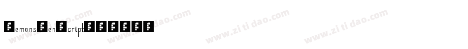 LemansPenScript字体转换