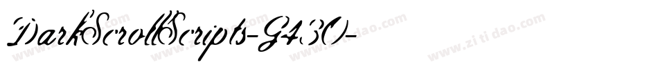 DarkScrollScripts-G43O字体转换