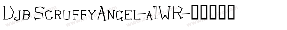 DjbScruffyAngel-a1WR字体转换