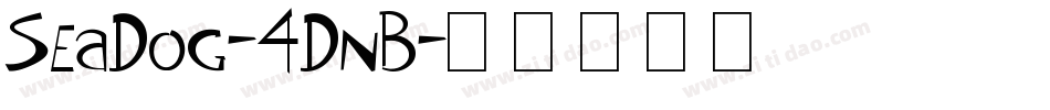 SeaDog-4DnB字体转换