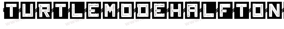 TurtleModeHalftoneItalic-X3Z5o字体转换