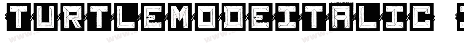 TurtleModeItalic-3z9nZ字体转换