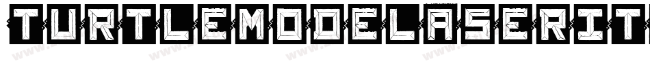 TurtleModeLaserItalic-p796R字体转换