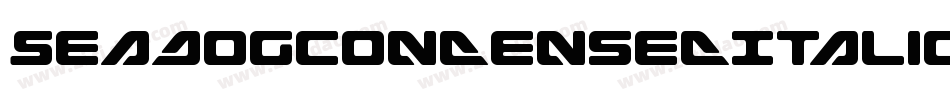SeaDogCondensedItalic-er9e字体转换