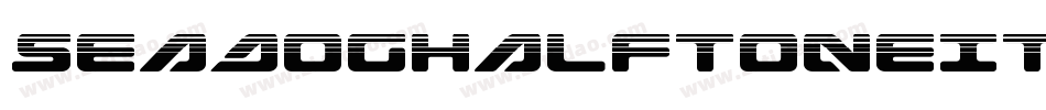 SeaDogHalftoneItalic-pXgy字体转换