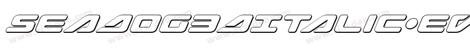 SeaDog3DItalic-Ew4r字体转换