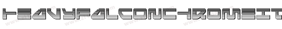 HeavyFalconChromeItalic-R4o6字体转换