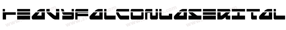 HeavyFalconLaserItalic-zzG4字体转换