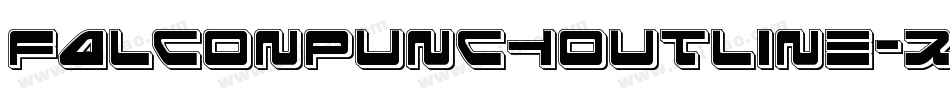 FalconPunchOutline-R4al字体转换